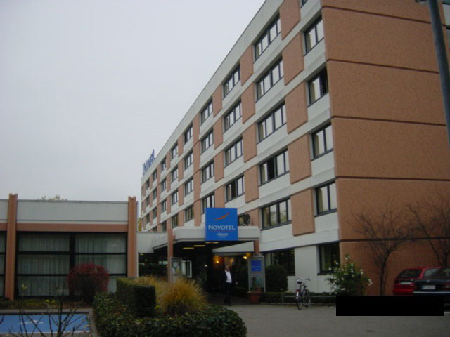 Fassade Hotel Novotel in Mannheim